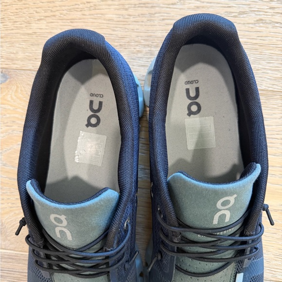 On Running Men's Navy and Gray Athletic Shoes - Picture 2 of 5